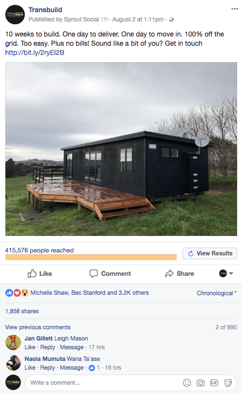 Transbuild Social Media Campaign